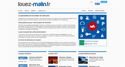 Desktop Screenshot of louez-malin.fr